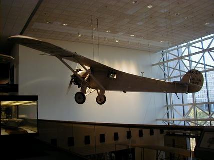Spirit of St Louis<br>Location: <a href="https://www.google.com/maps/search/?api=1&query=38.88817,-77.01987" target="_new">Smithsonian National Air and Space Museum</a>